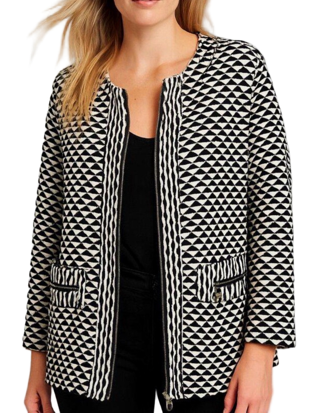 05. WOMENS CHICO’S TRAVELERS 3/XL DETAIL JACKET